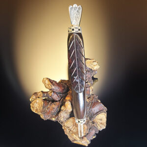 Rozenhout Engel healing wand, 25 - 28 cm