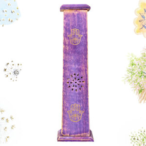 paarse wierook toren met hand of fatima
