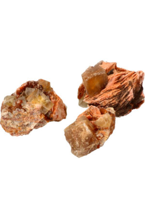 Gele Fluoriet kubussen op moedersteen, 5-8 cm, Mibladen Marokko