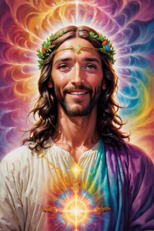 Kaart 'Jezus Extase', 10.5 x 14.8 cm