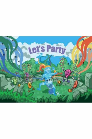 Kaart 'Happy Spirit Party', 14.8 x 10.5 cm