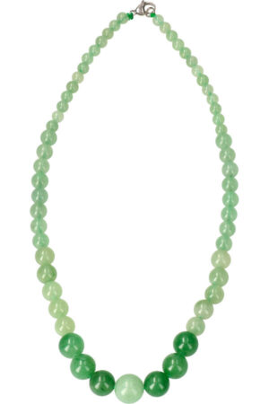Groene Aventurijn kralenketting 6-10mm, 45cm