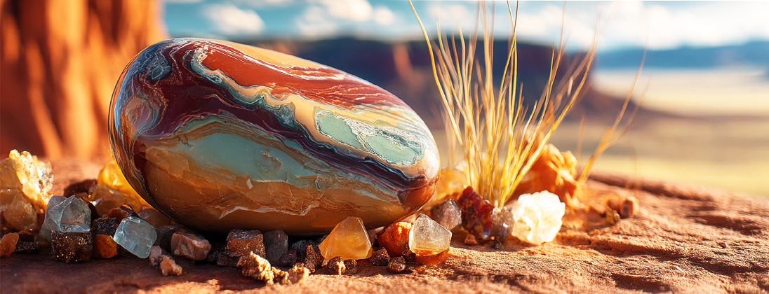 polychroom gepolijst