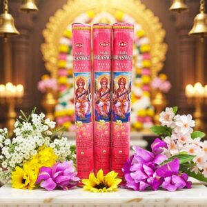 Maha Saraswati wierook - focus en inspiratie - zacht bloemig en licht zoet - HEM