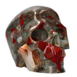 bloedsteen kristallen schedel