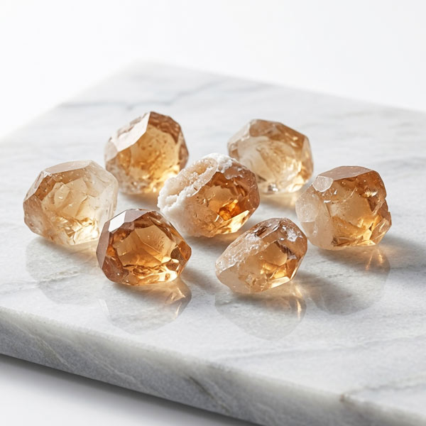 Goud Topaas ruwe kristallen Goud Topaas ruwe kristallen