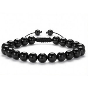 Welke Zwarte edelsteen wil jij? 11 Verstelbare Zwarte Toermalijn Armband 8 mm